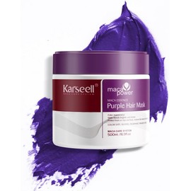 Karseell Mascarilla Acondicionadora con Color, Púrpura, 16.9 floz