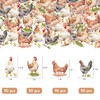 Funmemoir Chicken Party Decorations 200PCS Chicken Confetti Chicken Themed Birthday