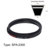 sourcing map SPA2300 V-Belt Drive Belt 2300 mm Pitch Length