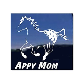 Appy Mom Appaloosa Horse Trailer Vinyl Window Decal Sticker