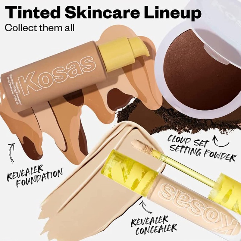 Kosas Revealer Concealer - Medium Coverage Makeup, Conceals Dark Circles