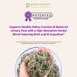 Pure Care Pro Renohelp Powerful All-Natural Kidney Support Supplement for Healthy Kidney Function, Creatinine Levels and Glomerular Filtration, Vegan & Gluten Free* (90 Capsules)