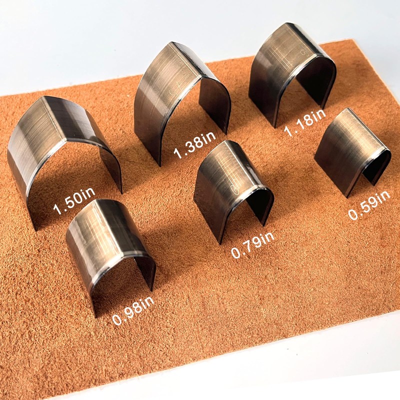YKSPLUSK 18 Pieces Leather Cutting Dies Kit, Leather Corner Edge