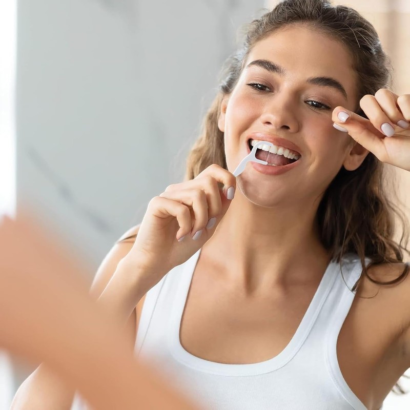 Extra Strong Dental Floss Picks | Professional Clean Flosser Picks