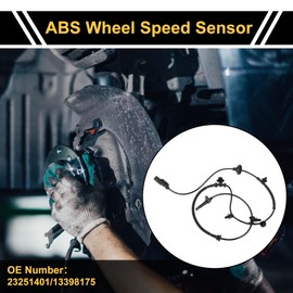 Partuto ABS Wheel Speed Sensor ABS Sensor Anti-lock Braking System Sensor No.23251401 for Buick Enclave 2017-2020 1 Pc Front Left Front Right