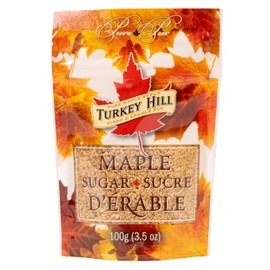 Turkey Hill Sugarbush Pure Canadian Premium Maple Sugar Bag, All Natural Delicious Maple Syrup Sugar-Granulated, 3.5 oz