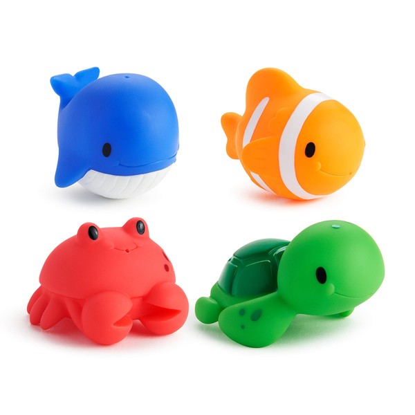 Munchkin Ocean Squirts Bath Toys, 4 Pack