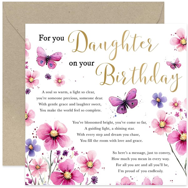 Special Birthday Cards for Daughter - Adult or Teenager Birthday