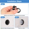 QUARKZMAN Pack of 18 Cable Snap Socket Grommet, 11/32 Inch