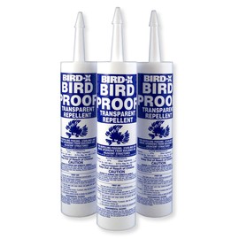 Bird-X Bird-Proof Gel Bird Repellent, Trial Kit of 3 Tubes