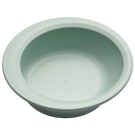 Skater NPLS1B-A Easy To Scoop Bowl, 11.5 fl oz (340 ml), Dish, Wood, Green, Plastic, Crack-resistant, Durable, Biomass Ingredient, Microwave and Dishwasher Safe