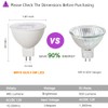 KAKEMONO Blue MR16 GU5.3 Led Bulbs 6W Replace 50W Halogen,12V
