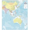 Asia West Pacific Political Wall Map - 39.5" x 34.5"