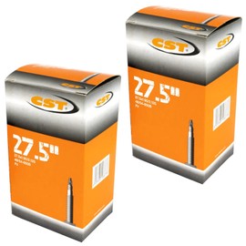 Contrast CST 27.5" x 1.9-2.125 Mountain Bike Inner Tubes - 32mm Presta Valves (Pair)