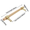 SYZOW 6 Pack Wood Cabinet Pulls 160Hole Center Wood Cabinet