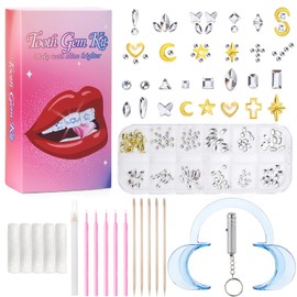Tooth Gems Kit - DIY Crystal Dental Decoration for Women, Diamond Tooth Jewelry - Firm and Reliable Teeth Decor