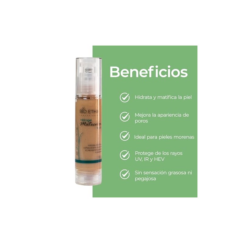 Crema Facial Hidratante Color Medio Acabado Mate 50g Cream Piel