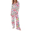 SHESHOW Womens Pajama Sets Button Up Long Sleeve Sleepwear Loungwear