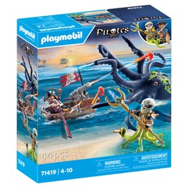 Playmobil 71419 Batalla con Pulpo Gigante