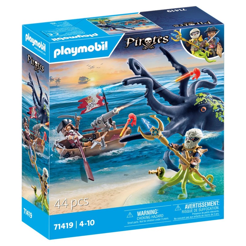 Playmobil 71419 Batalla con Pulpo Gigante