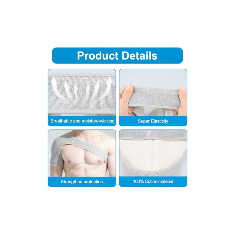 Shoulder Support, Cuff Compression Shoulders Sleeve Shoulders Brace Rotator for