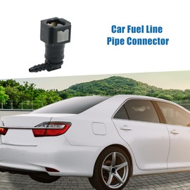 A ABSOPRO Car Fuel Line Pipe 90 Degree Female Connector 6.30mm ID3 1/8"