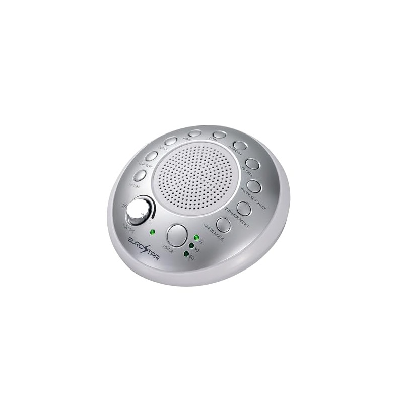 EUROSTAR Sleep Therapy Sound Machine, 10 Sleep Sounds