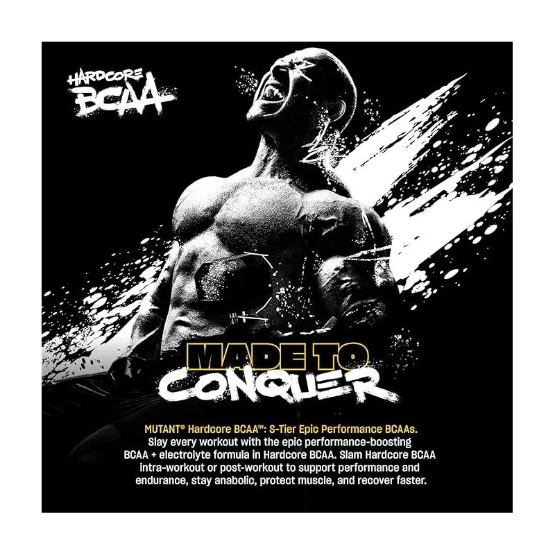 Bcaa Hardcore Mutant Aminoacidos Suplemento 30 Servicios Sabor Frutos Rojos