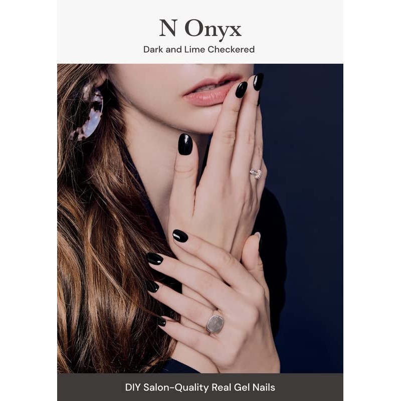 ohora (N Onyx) Semi-cured Gel Nail Strips - Works with