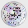 Luckluccy Gather with Grateful Hearts Magnets Refrigerator Magnetic Whiteboard for