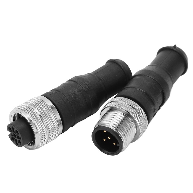 Pair for NMEA2000 Male Female Terminator Resistor 5Pin M12 Thread
