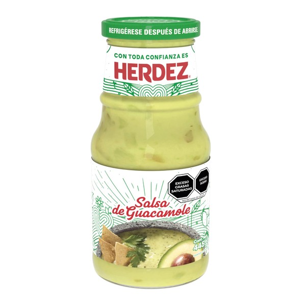 Herdez, Salsa de Guacamole, 445 gramos
