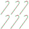 Red, Green and White Candy Cane Ornaments – 6 PCS