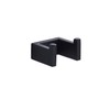 Kelelife Towel Hook Wall Mounted Black Coat Robe Hook for
