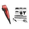 Cortadora De Pelo Gm566 Clipper Magnetico 13 Piezas Rojo