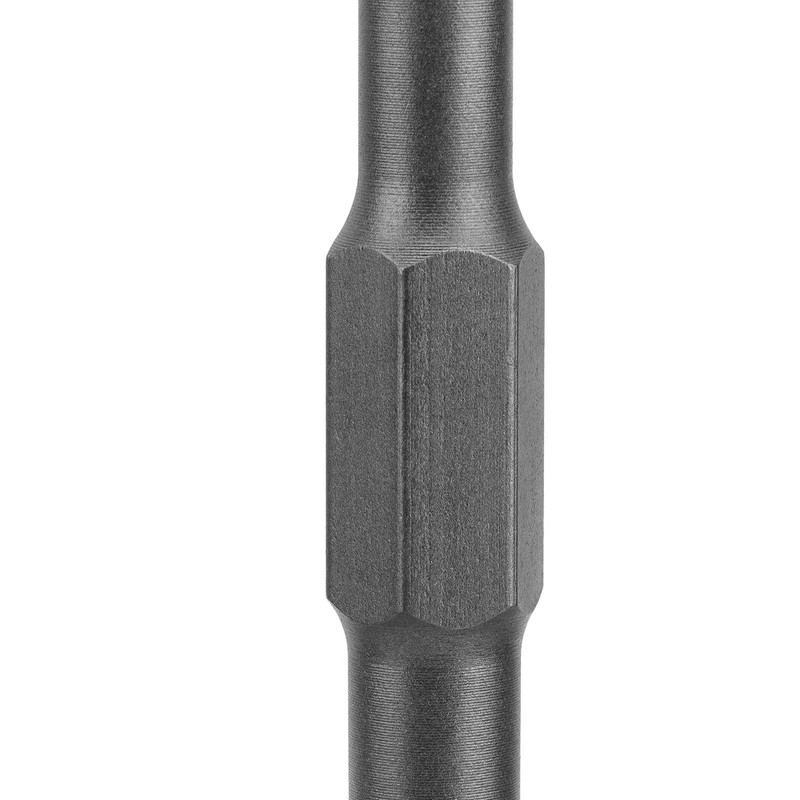 Janzoom Cincel Hexagonal de Acero 40CR Tratamiento Térmico con Vástago