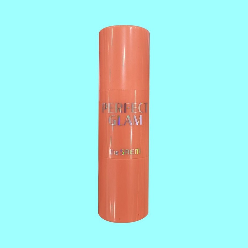The Saem 더샘 퍼펙트 글램 스틱블러셔 CR01 애프리콧 밀크