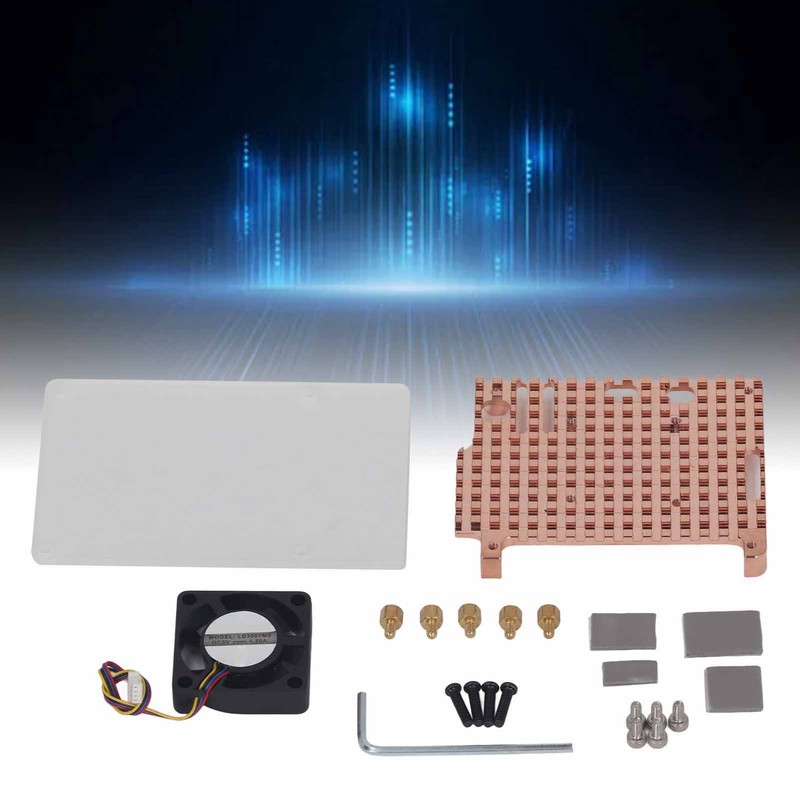 Heatsink Fan Kit for RasPi 5B 5V Single Cooling Fan