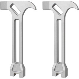 4-in-1 Gas & Water Shut-Off Tool - Non-Sparking Emergency Wrench, Fire Fighter Gear Pry Bar for Quick Gas/Water Valve Shut-Off (2 Pcs)