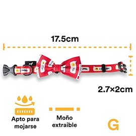 JACK PET, Collar para Perro, Talla Grande, Color Rojo                                                                                                 