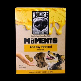 Moments by Wet Noses Dog Treats Cheesy Pretzel 14 oz (Pack of 6)