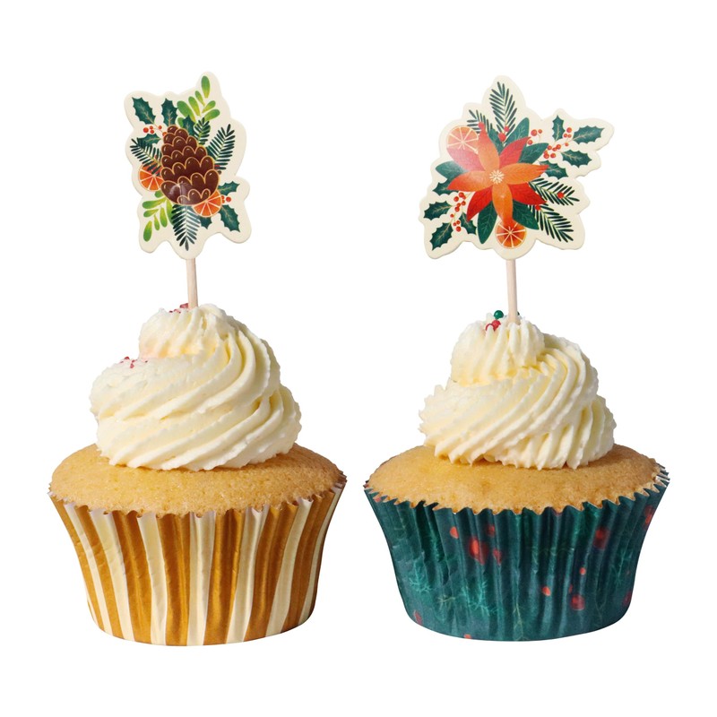 PME Christmas Cupcake & Topper Set of 24 - Winter