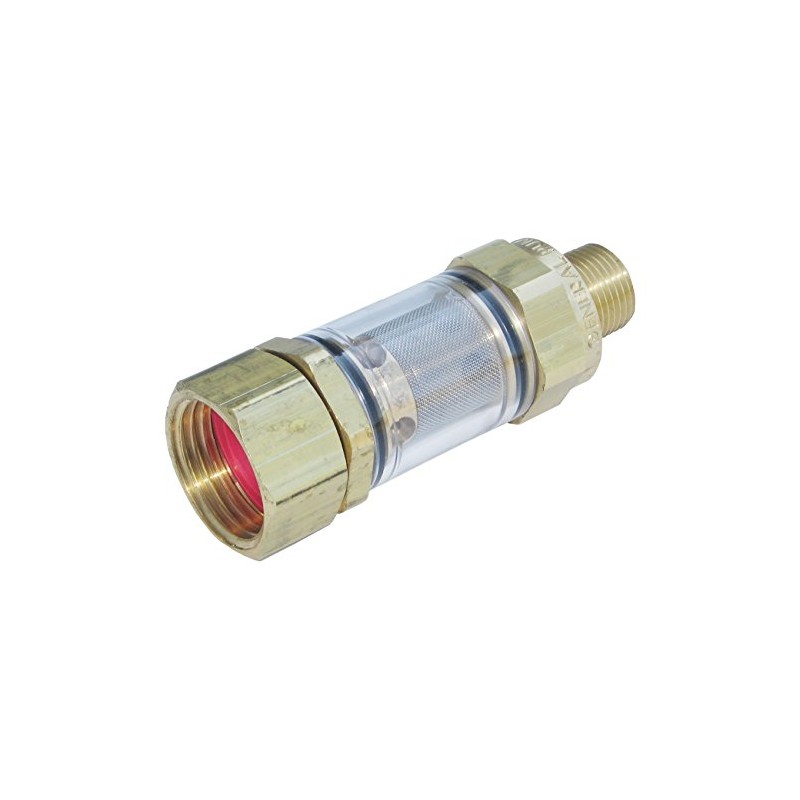 General Pump 100650 DuraView Inlet Filter Integrated Garden Hose Nut,