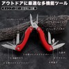 NKAKTSU Mini Multi-Tool, 12-Function Pliers, Foldable, Survival Tool with Nylon