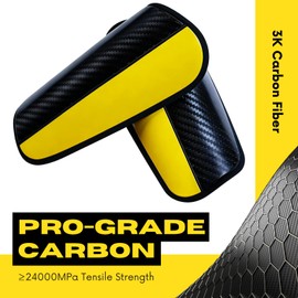 LIGVIV Pro Carbon Fiber Soccer Shin Guards, One Size Fits All