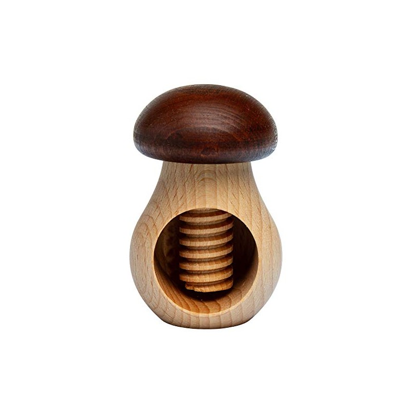 SIKORA NK-P Nutcracker Made of Beech Wood as Mushroom Figure