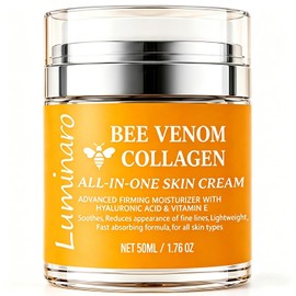 Bee Venom Cream,Instant Neck&Face Lift, Hyaluronic Acid Smooths Wrinkles | Anti Aging with Collagen,Hyaluronic Acid,Vitamin E,Honey Extraction,Visibly Firming & Hydrating