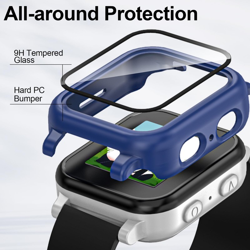 2 Pack Case Compatible with Gabb Watch 3 Screen Protector