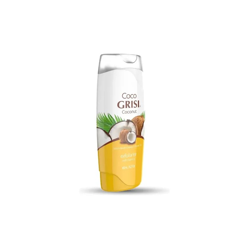 Grisi, Jabón Líquido Corporal Coco Exfoliante, 450ml