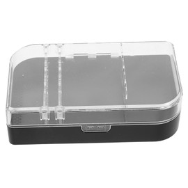 FOMIYES Replacement Flosser Head Box with Transparent Lid Portable Travel Teeth Case Compatible with Multiple Water Flosser Brands Compact Nozzle Storage Container for Replacement Tips